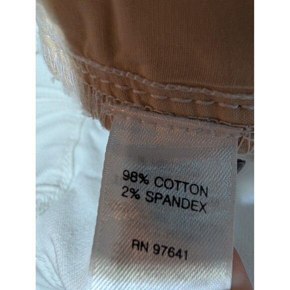 J. Jill White Slim Boyfriend Jeans - Women's 22 - Picture 4 of 6